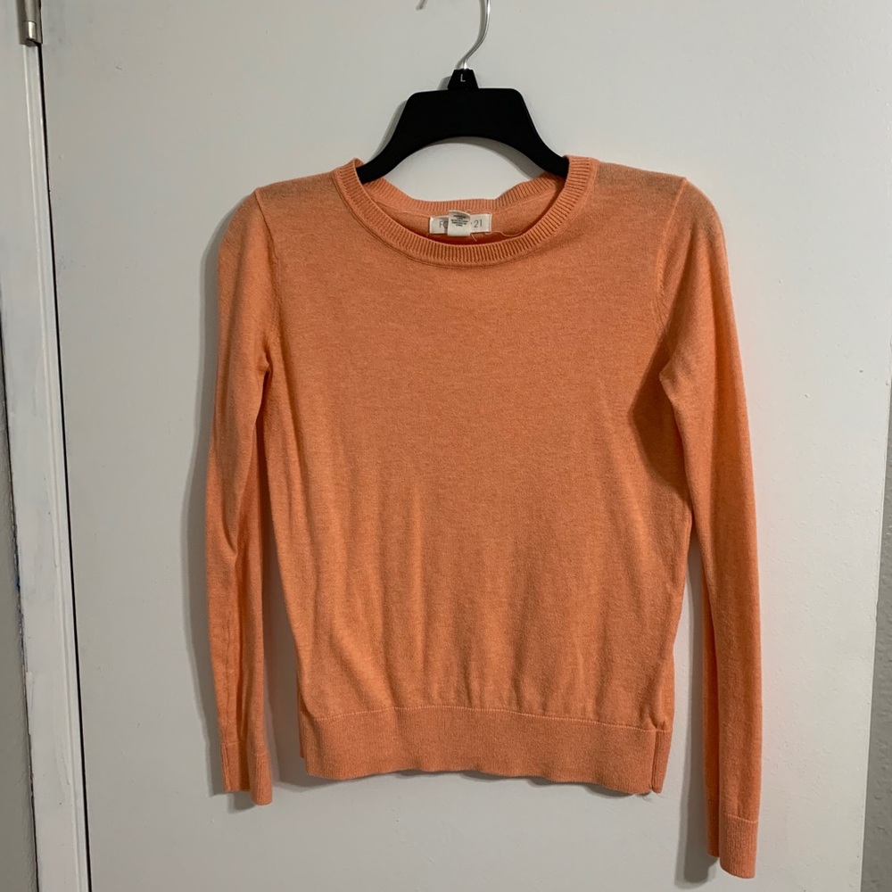 Orange Forever 21 Sweater
